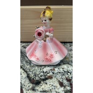 Vintage 1950's Josef Original Birthday Girl Figurine January Garnet